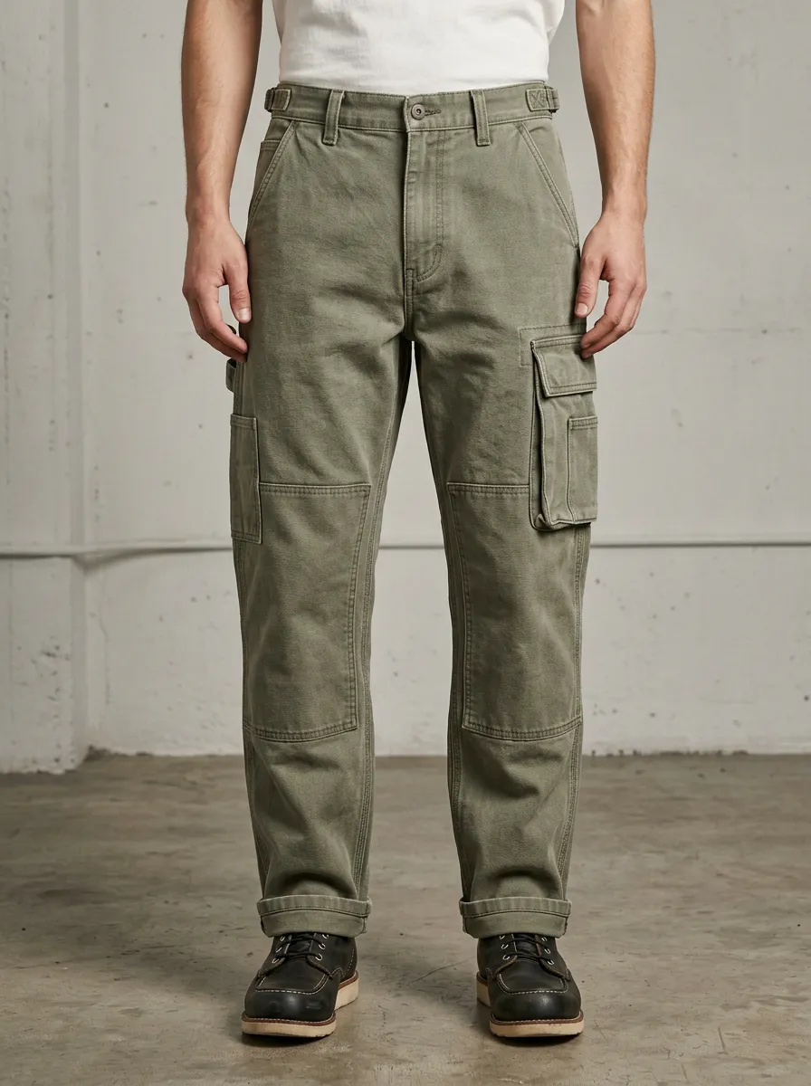 Men's Relaxed Canvas Tactical Field Pants