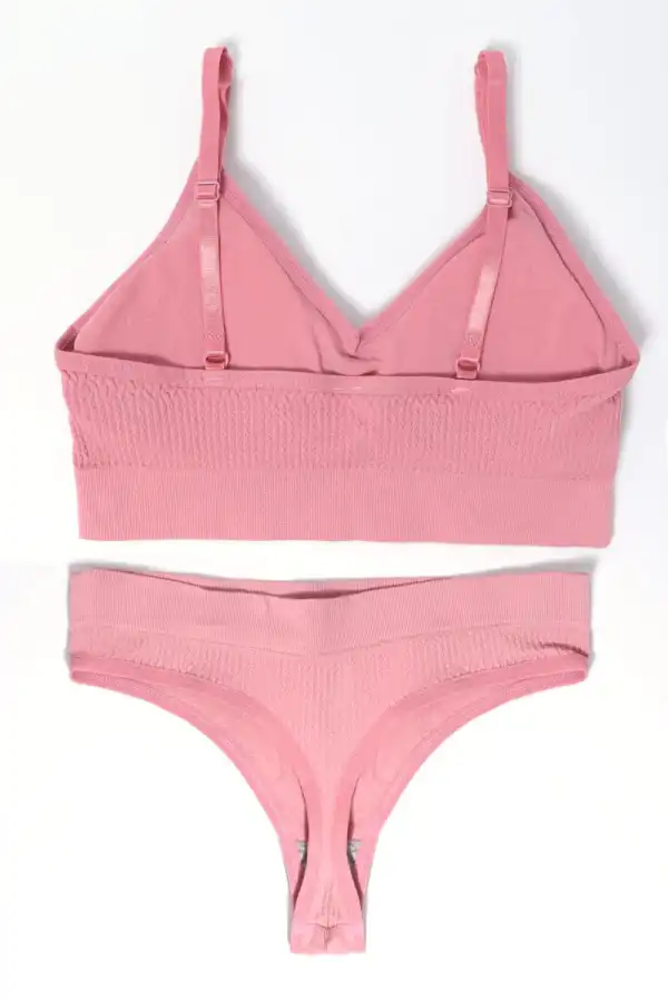 Intricate Seamless Lingerie Set
