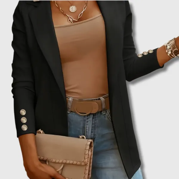Knit Belted Blazer