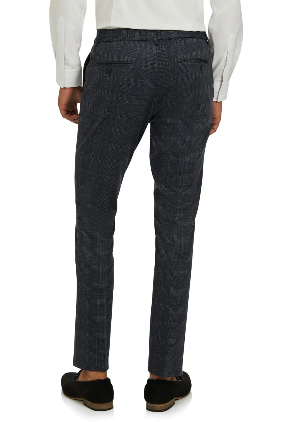 Mature Slim And Breathable Dark Gray Suit