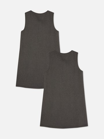 4-7yrs | 2pk Pleated School Pinafore Dresses detail 1