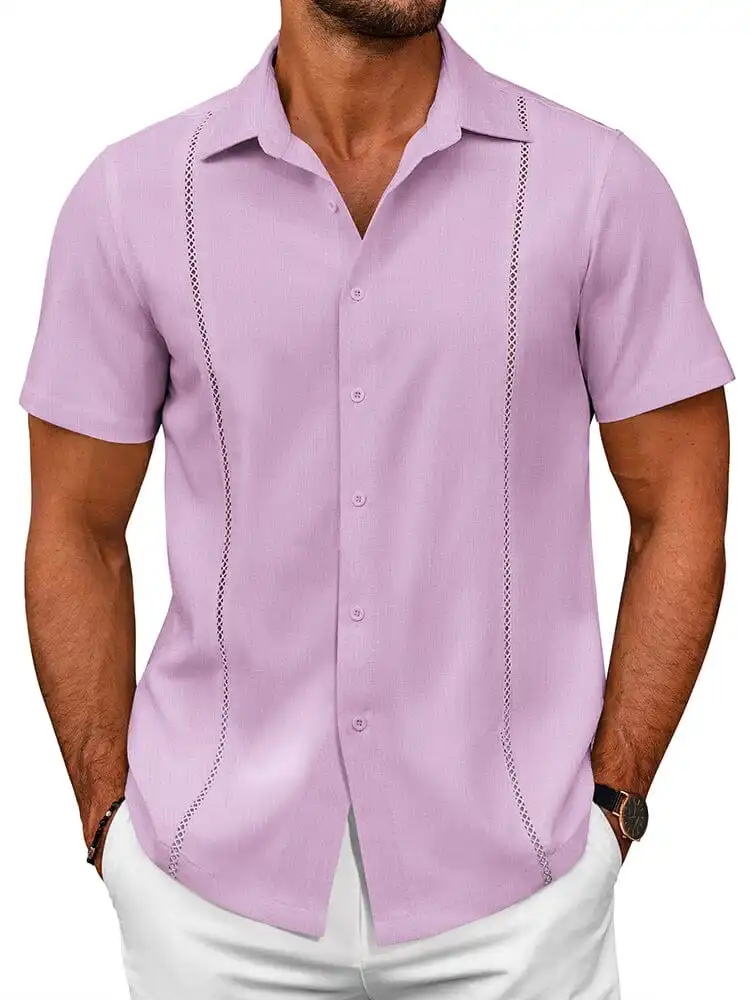 Summer Cuban Guayabera Shirt