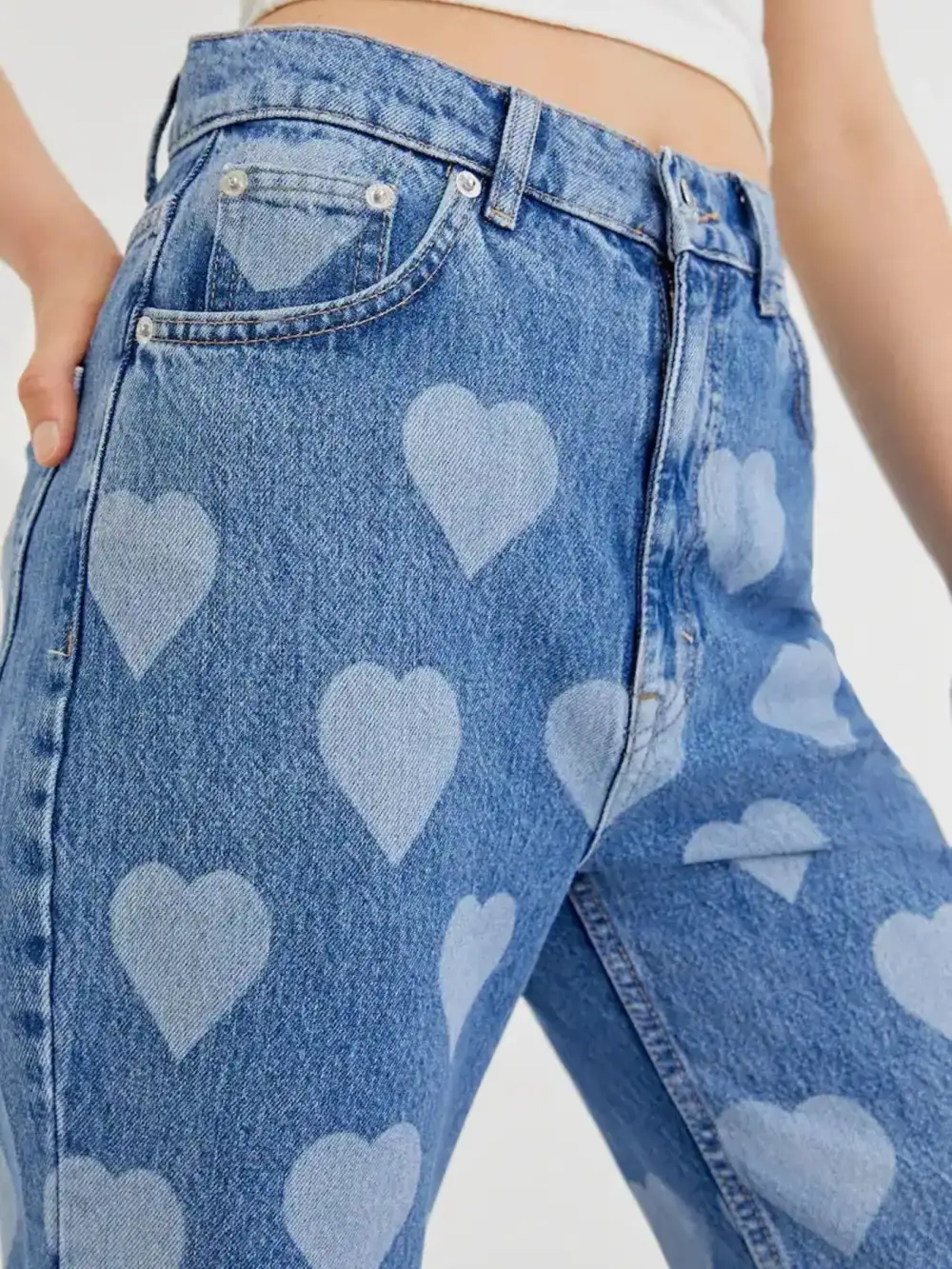 Woven Easy Denim Jeans