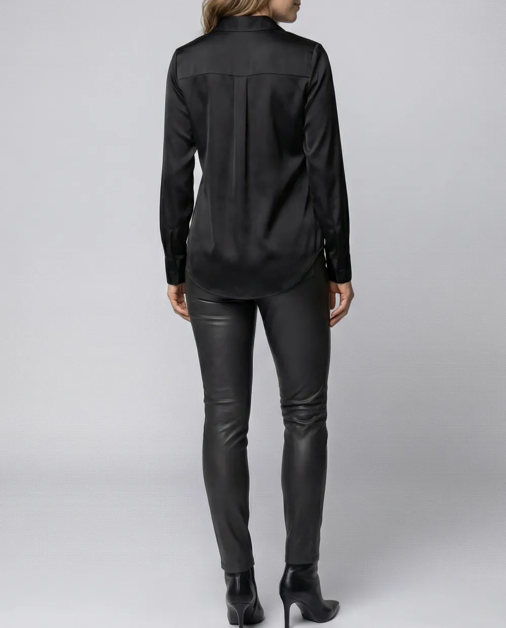 Versatile Satin Blouse