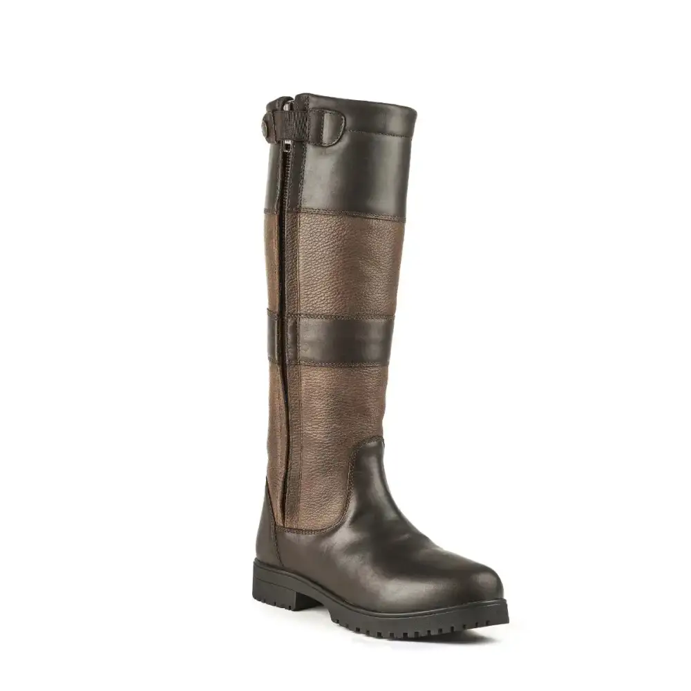 Versatile Weather-Ready Leather Riding Boots