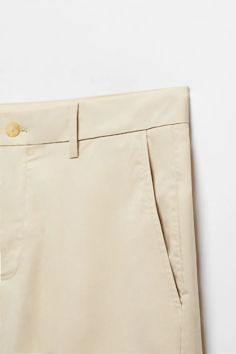 Slim Fit Cotton Shorts