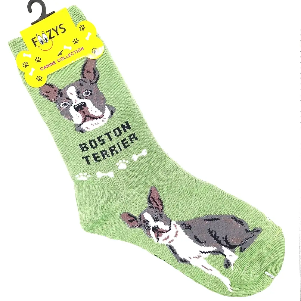 Unisex Terrier Dog Crew Socks