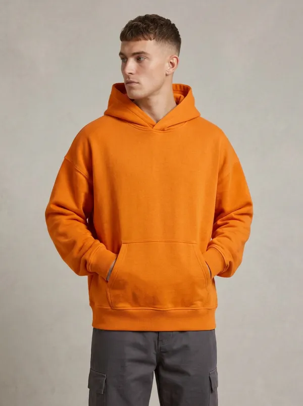 Casual Fit Plain Unisex Everyday Hoodie
