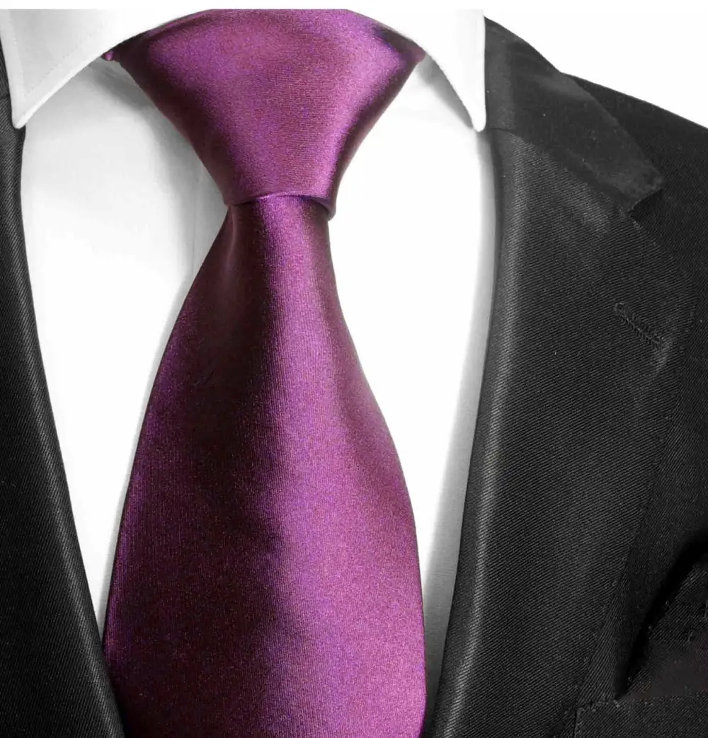 Modern Silk Solid Men's Necktie