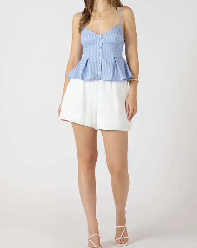 Smocked Waist Pull-On Shorts