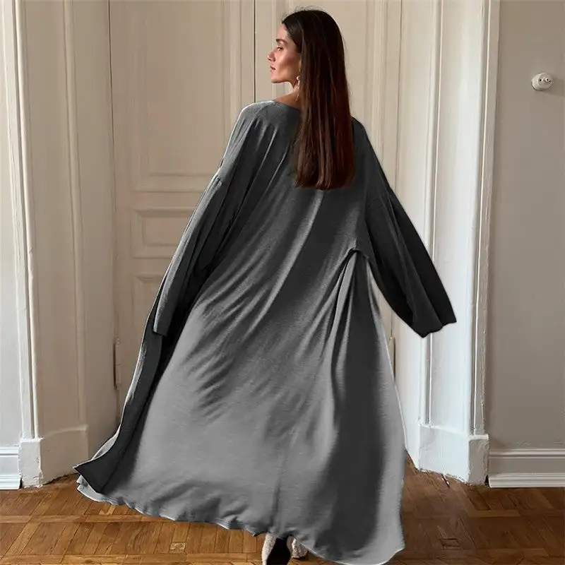 Sleeveless Dress Long Sleeve Set