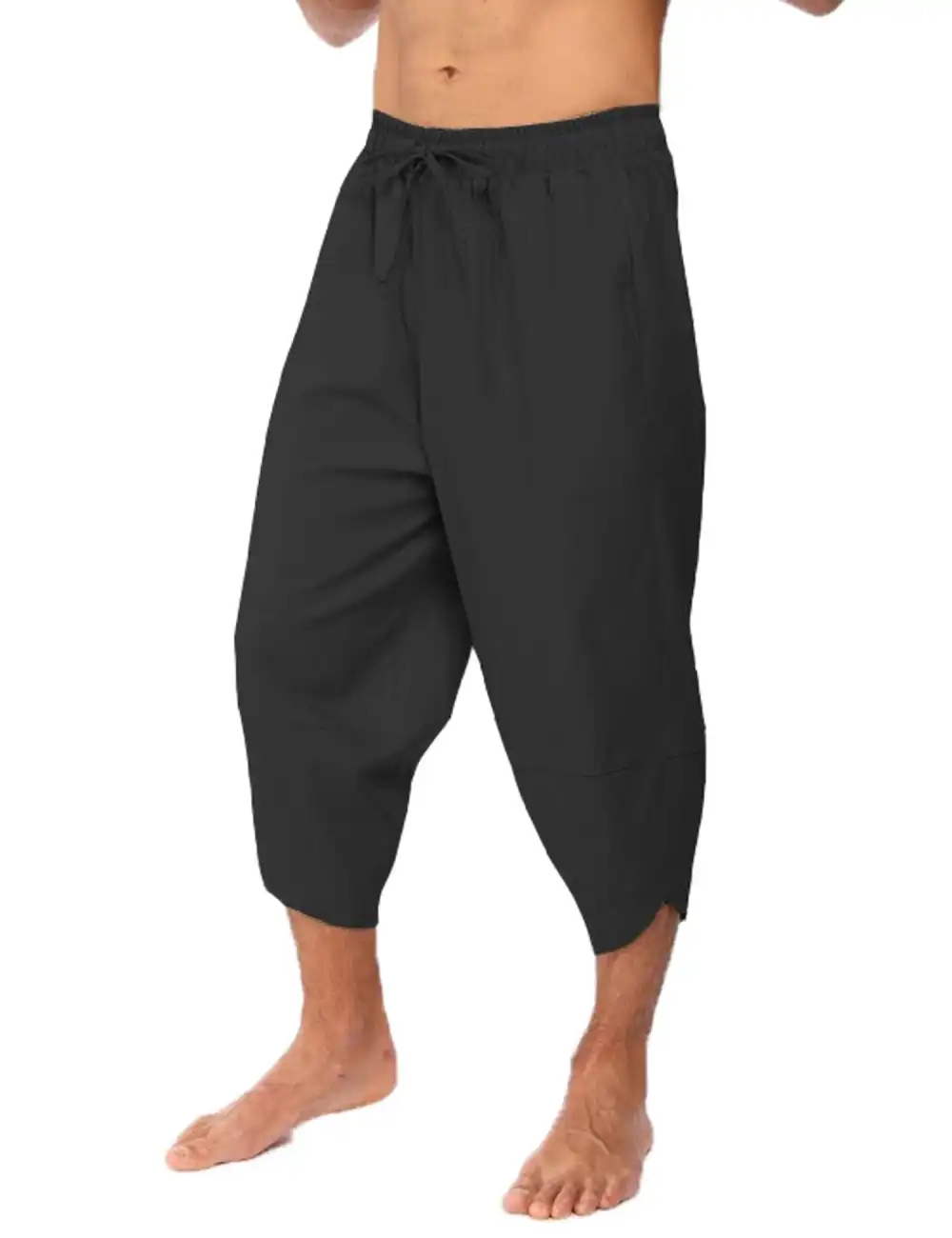 Linen Shorts Yoga Trousers
