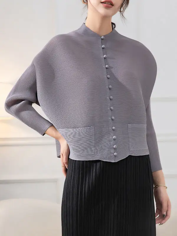 Button Front Jacket Versatile