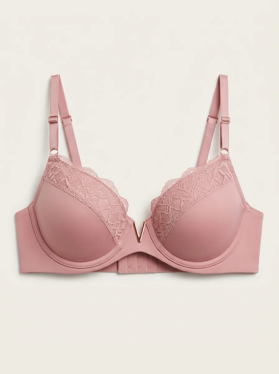 Women's Padded Floral-Lace Bra