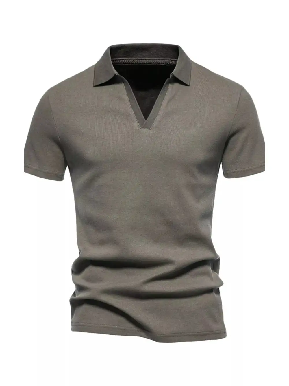 Notched-Collar Polo Shirt