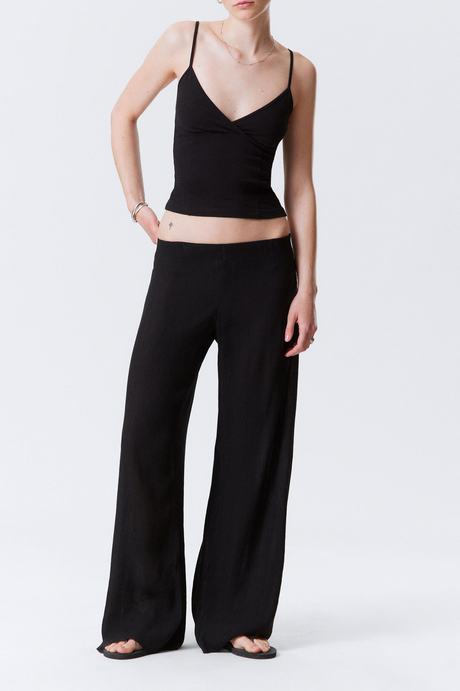 Cross Detail V-Neck Cami