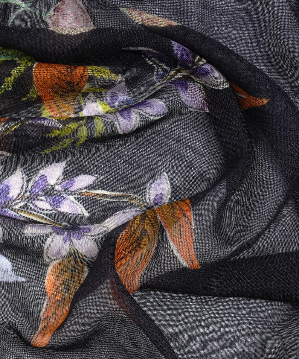 Casual Style Flower Trail Scarf