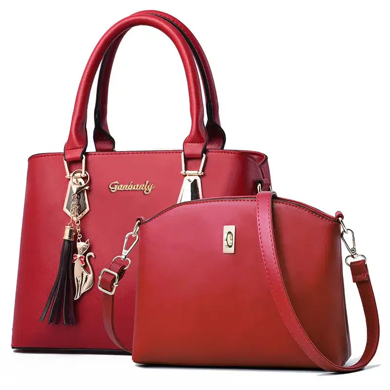 Everyday Elegance: Casual Satchel And Crossbody Bag Set