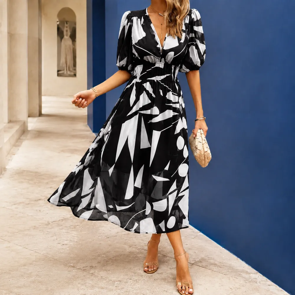 Polished Refined Women's Printed Maxi Dress