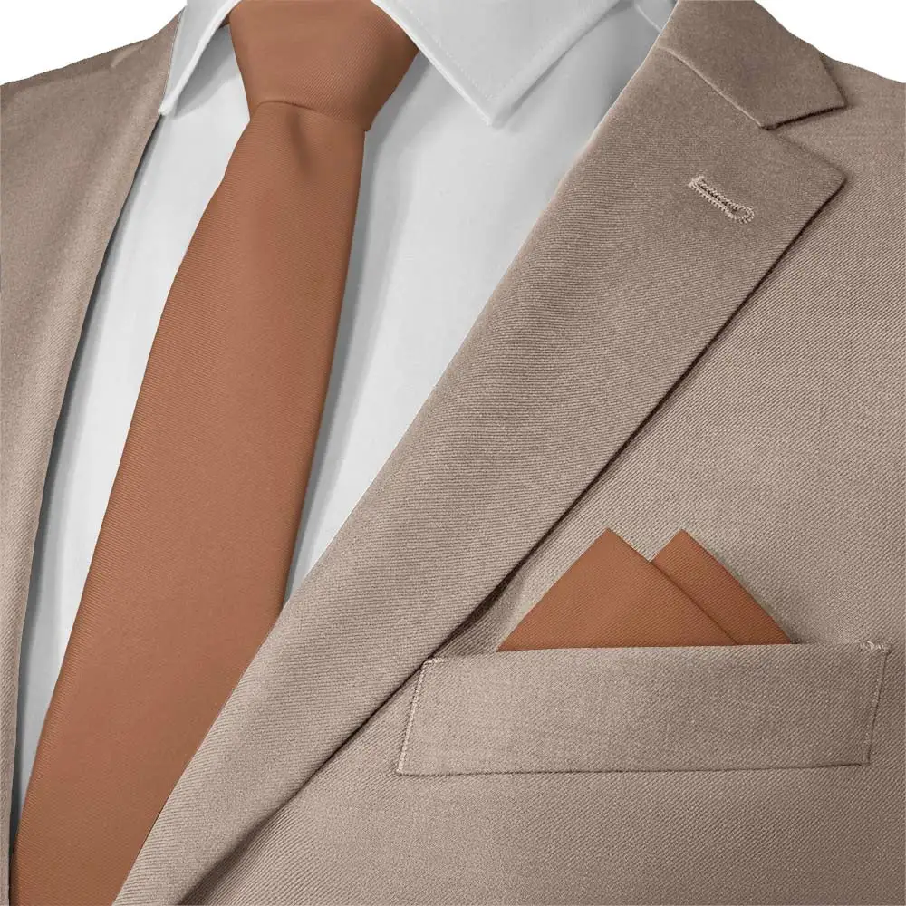 Crisp Coordinated Solid Pocket Square