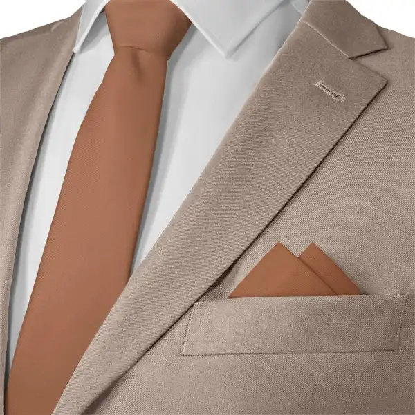 Crisp Coordinated Solid Pocket Square