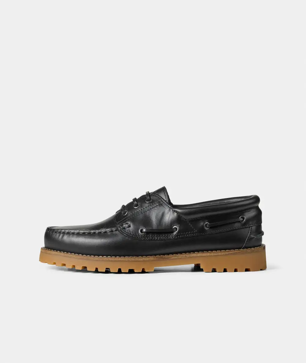 Modern Leather Boat Shoes