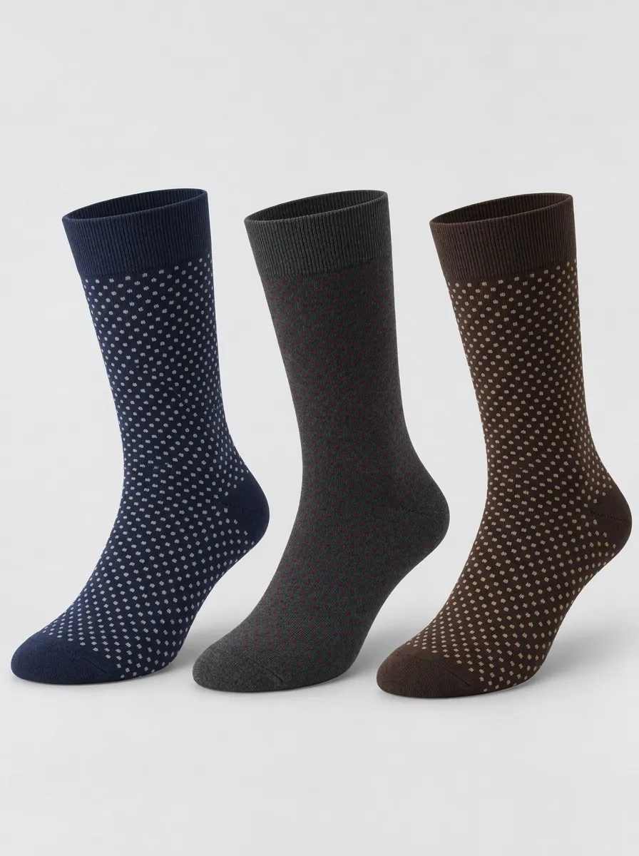 Men's Camden Polka Dot Dot Socks 3-Pack