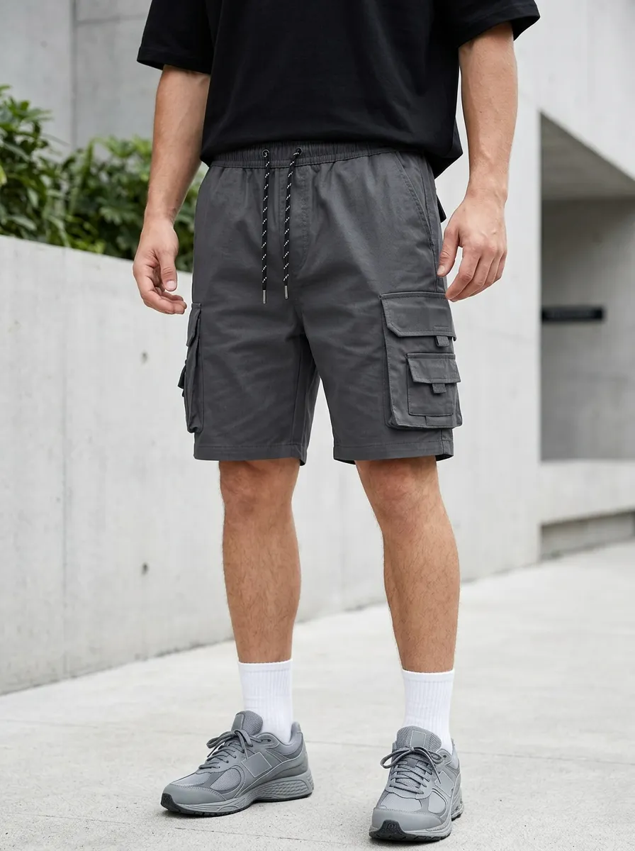 Easy-Wear Multi-Pocket Casual Cargo Shorts