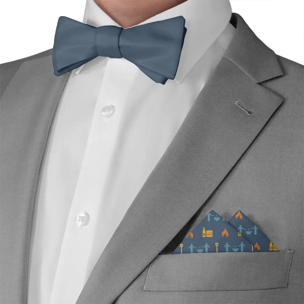 Dapper Smart Novelty Food And Drink Motif Pocket Square