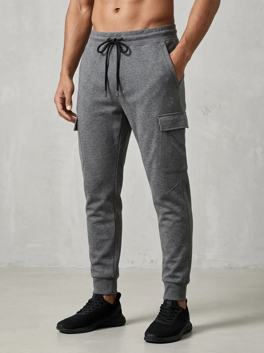 Dynamic Cargo Athletic Sport Look Men's Sweatpants