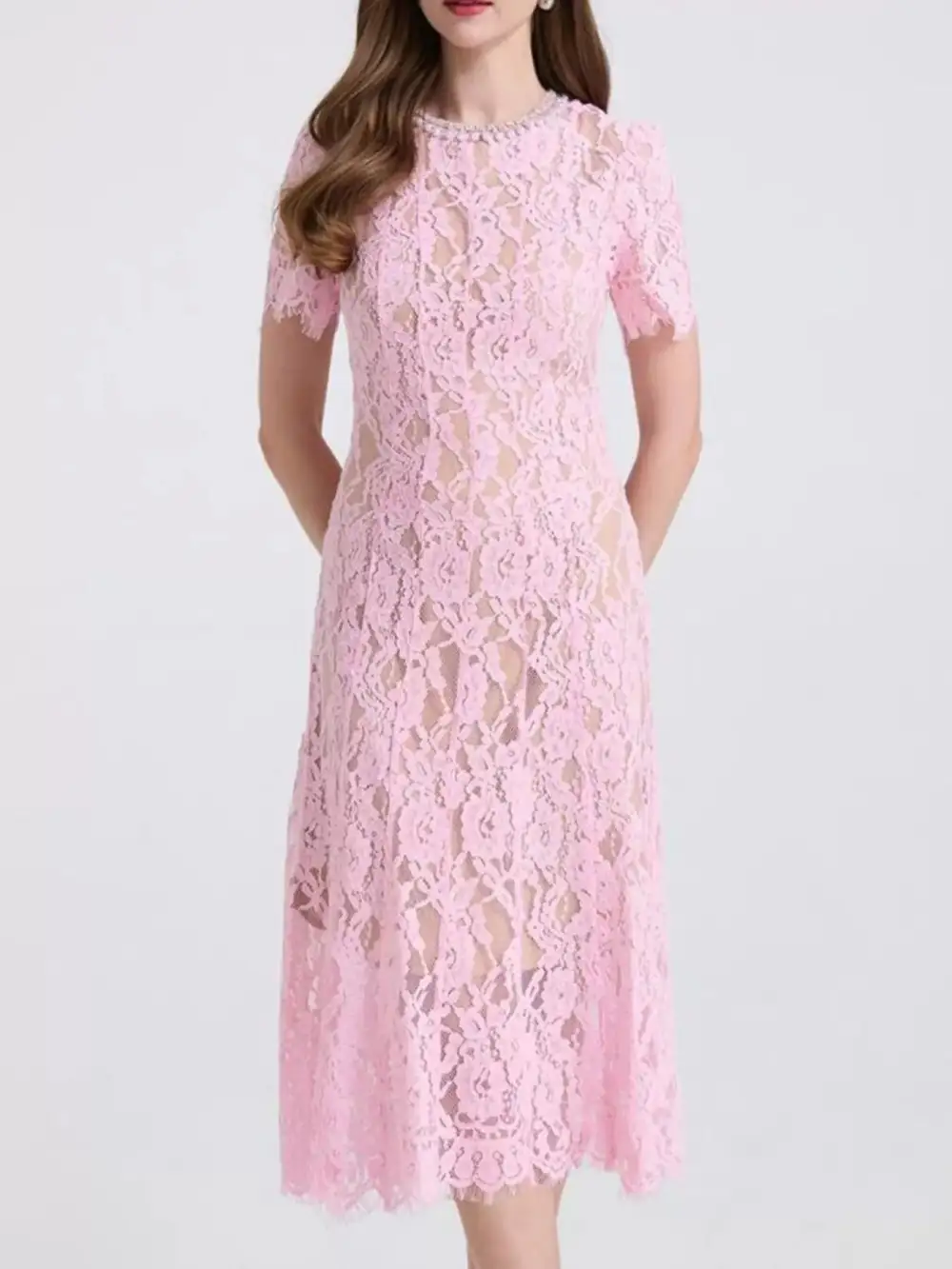 Lace Midi Dress
