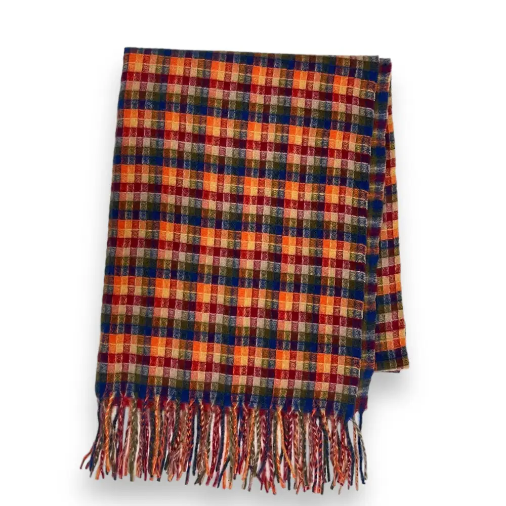 Puzzle Print Winter Scarf