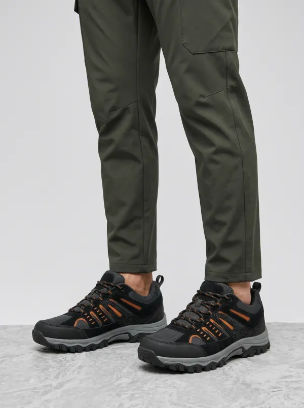 Men's Hiking Outdoor Topographic Printed Hiking Shoes