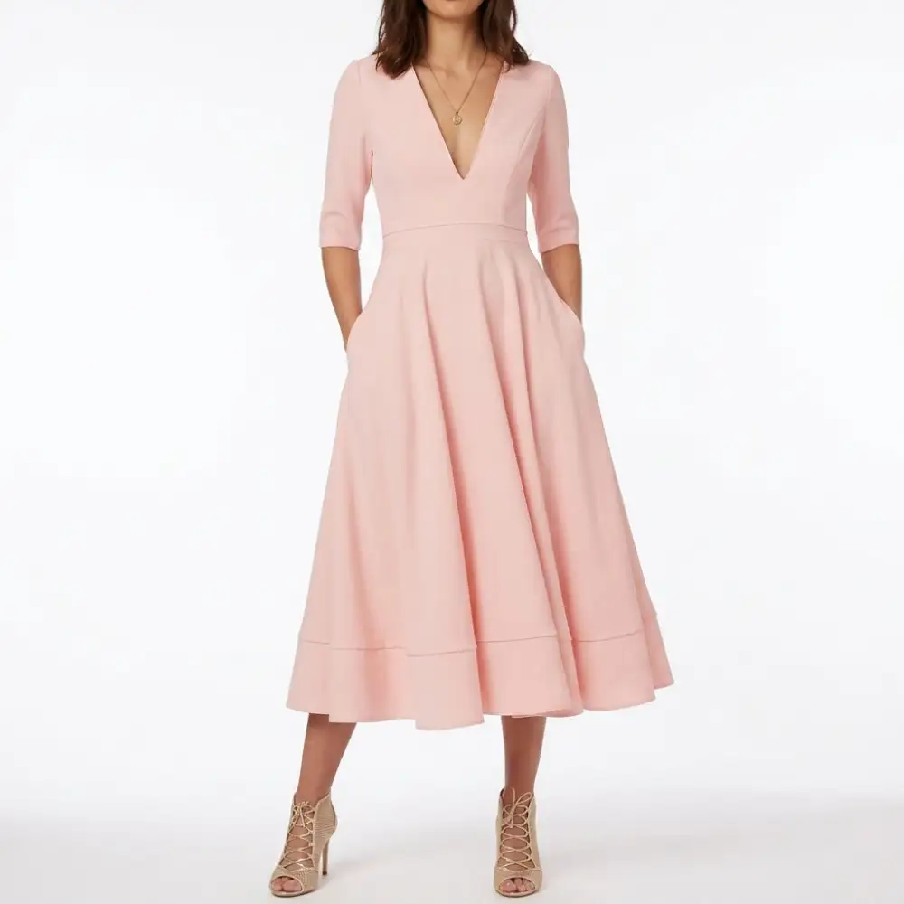 Delicate Refined Women's Midi Dress