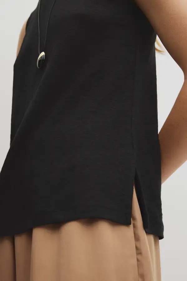 Women's Modern Linen Tank Top