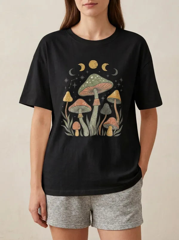 Women's Relaxed-Fit Crewneck T-Shirt