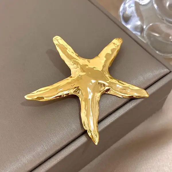Starfish Metal Clothing Pin