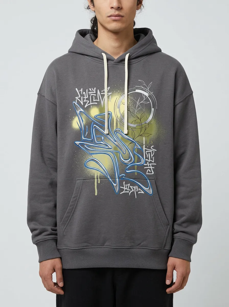 Unisex Graffiti Art Street Hoodie