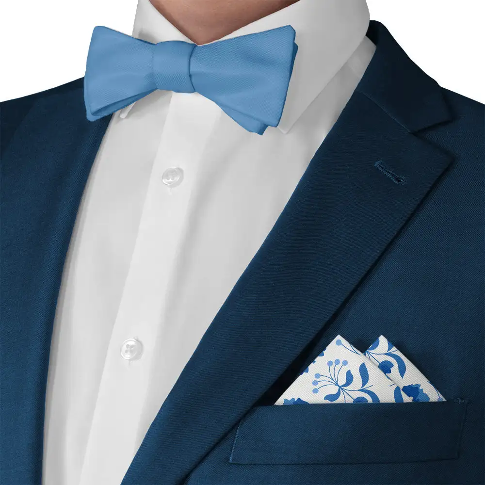 Crisp Composed Floral Pocket Square