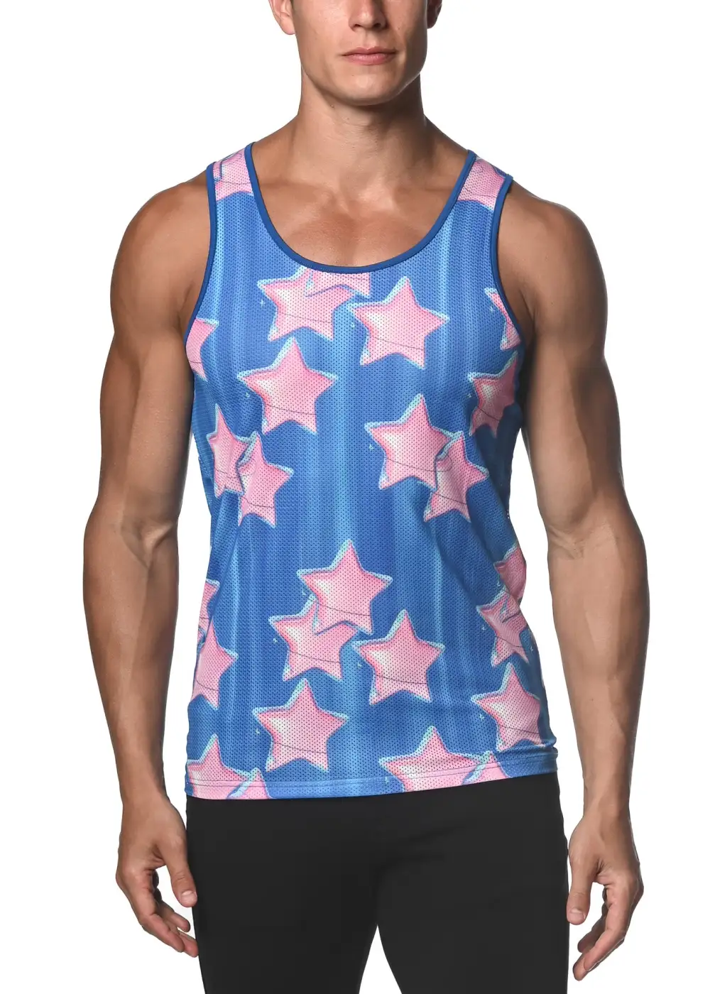 Heritage Printed Mesh Tank Top