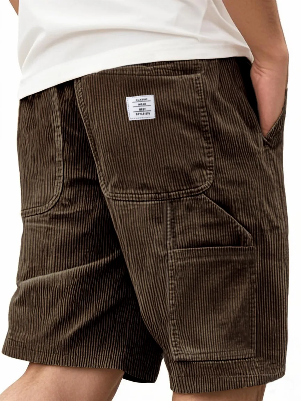 Corduroy Utility Pocket Shorts