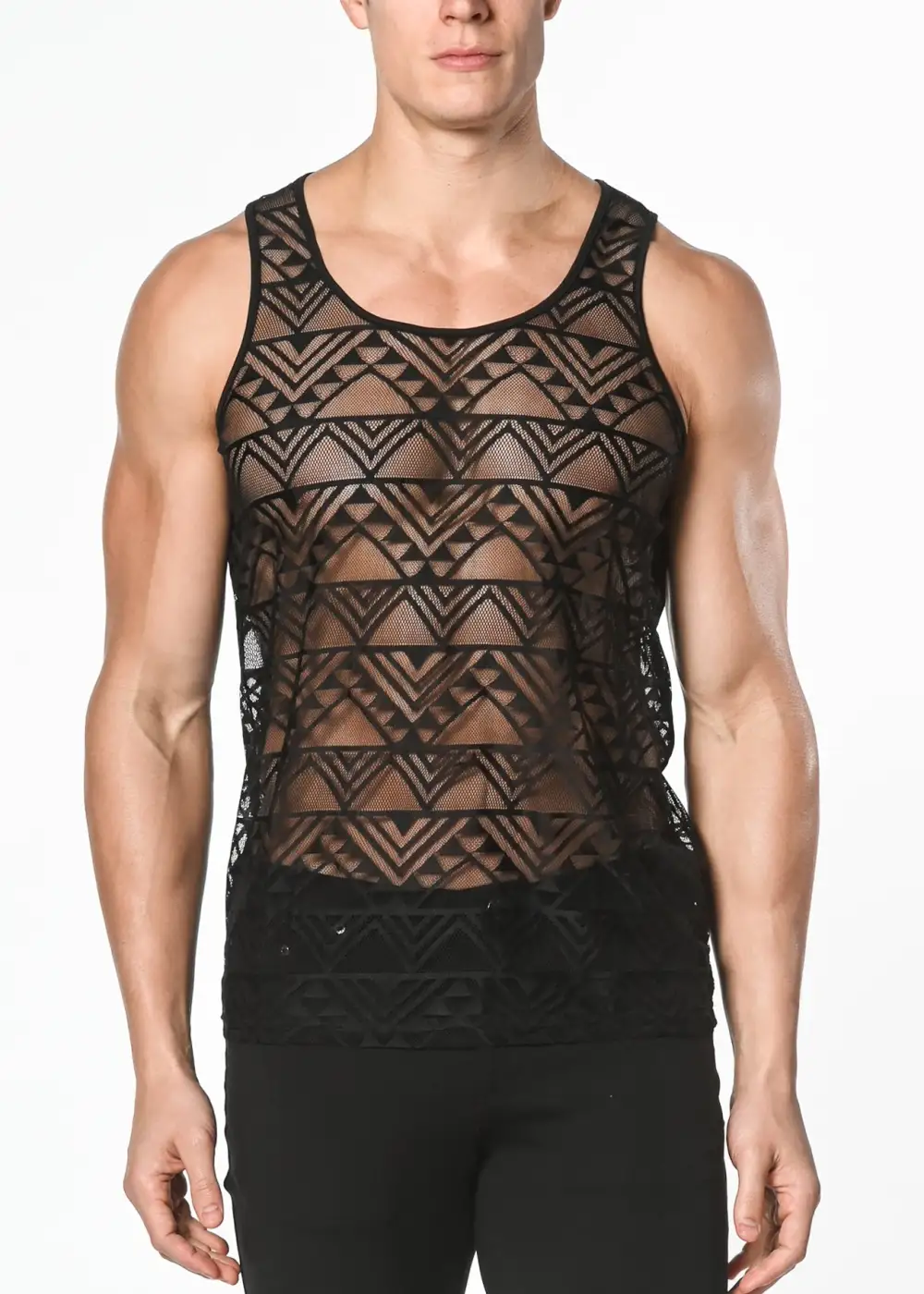 Sharp Sleeveless Tank Top
