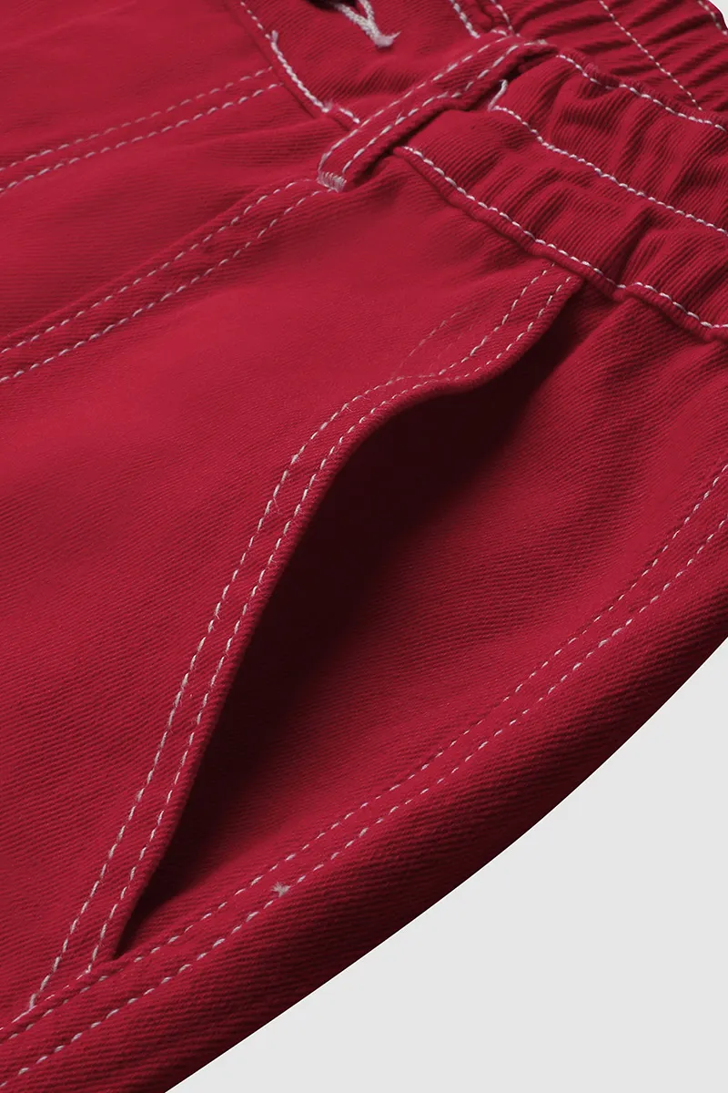 Flap Pocket Zip Fly Jeans