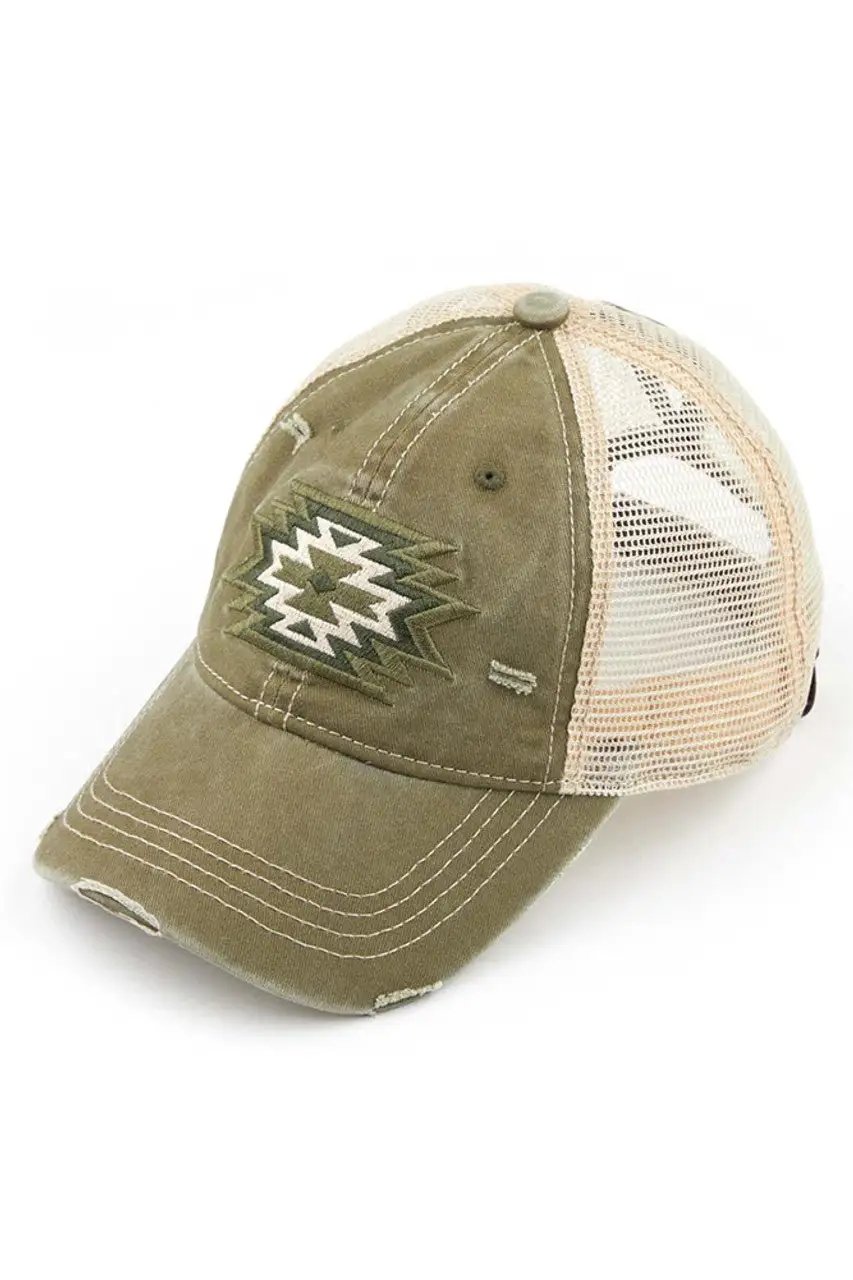 Mesh Aztec Cap
