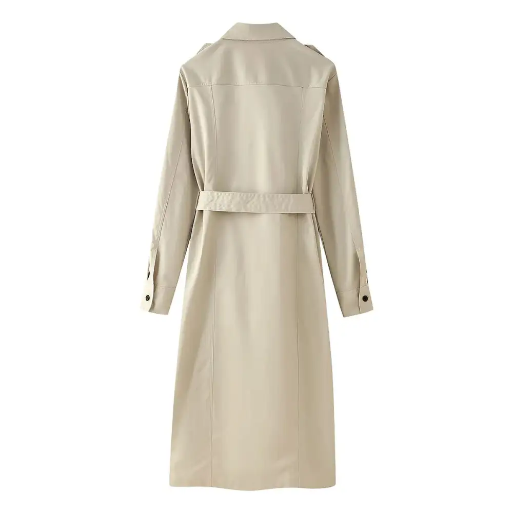 Tailored Double Breasted Trench Coat