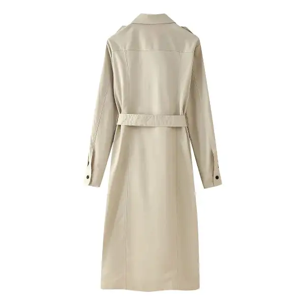 Tailored Double Breasted Trench Coat