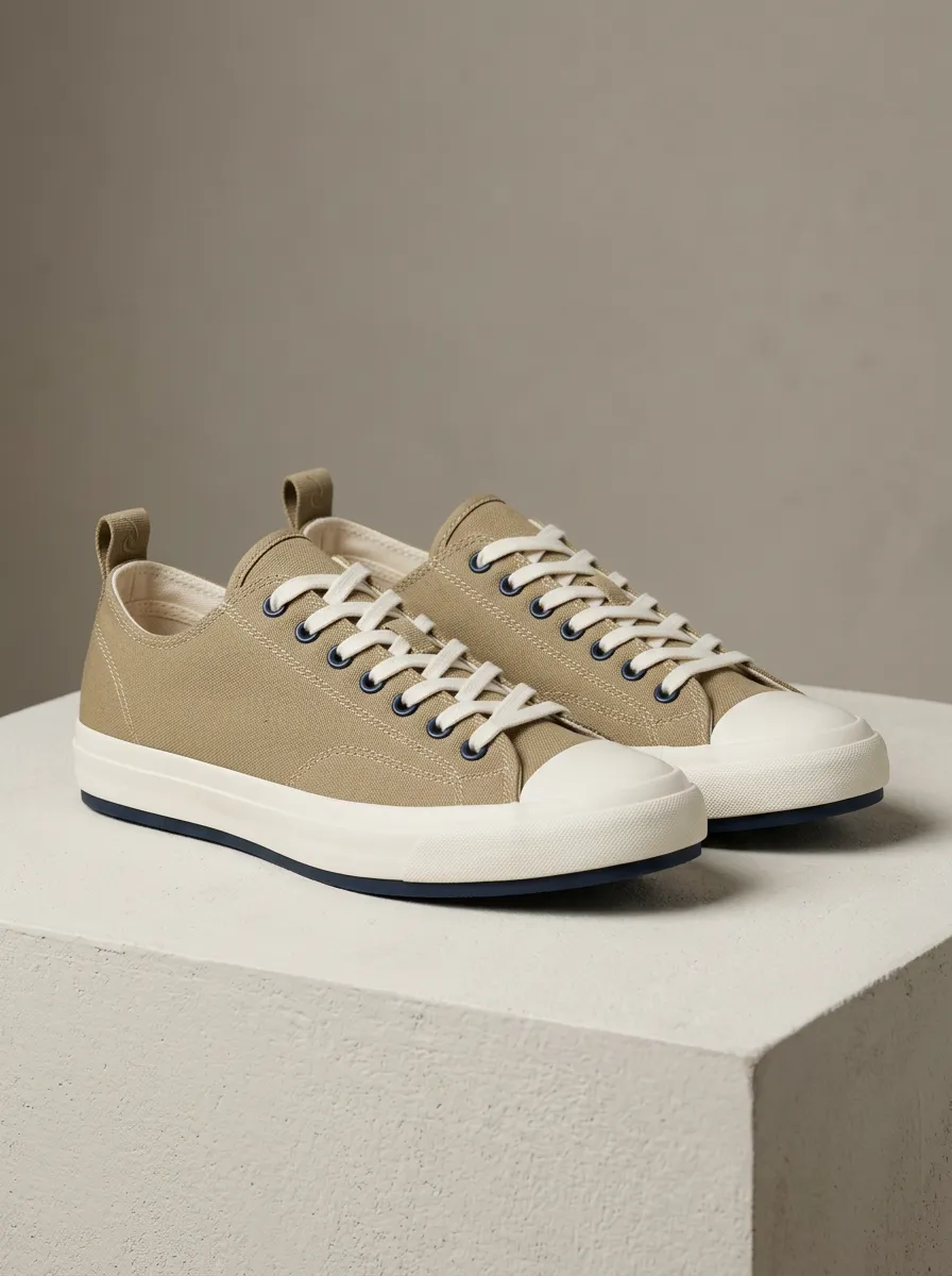 Modern Essential Unisex Low-Top Canvas Sneakers