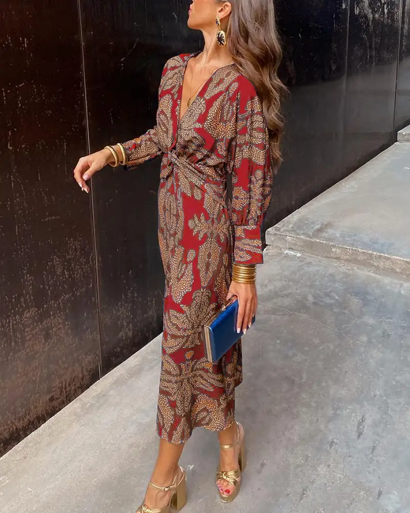  Line Maxi Dress