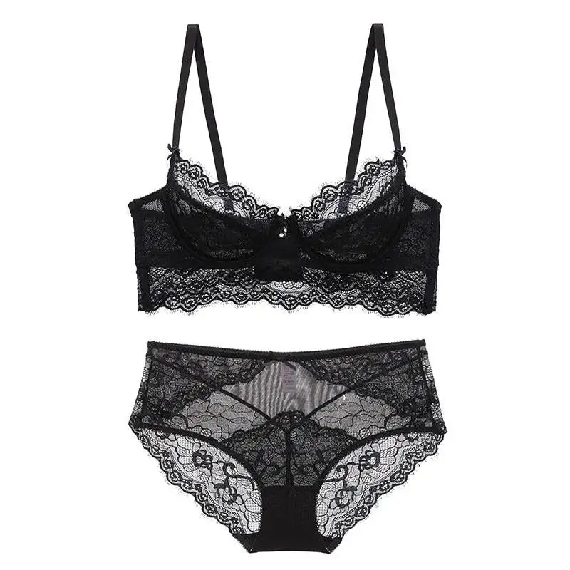 Adjustable Classic Lace Lingerie Set