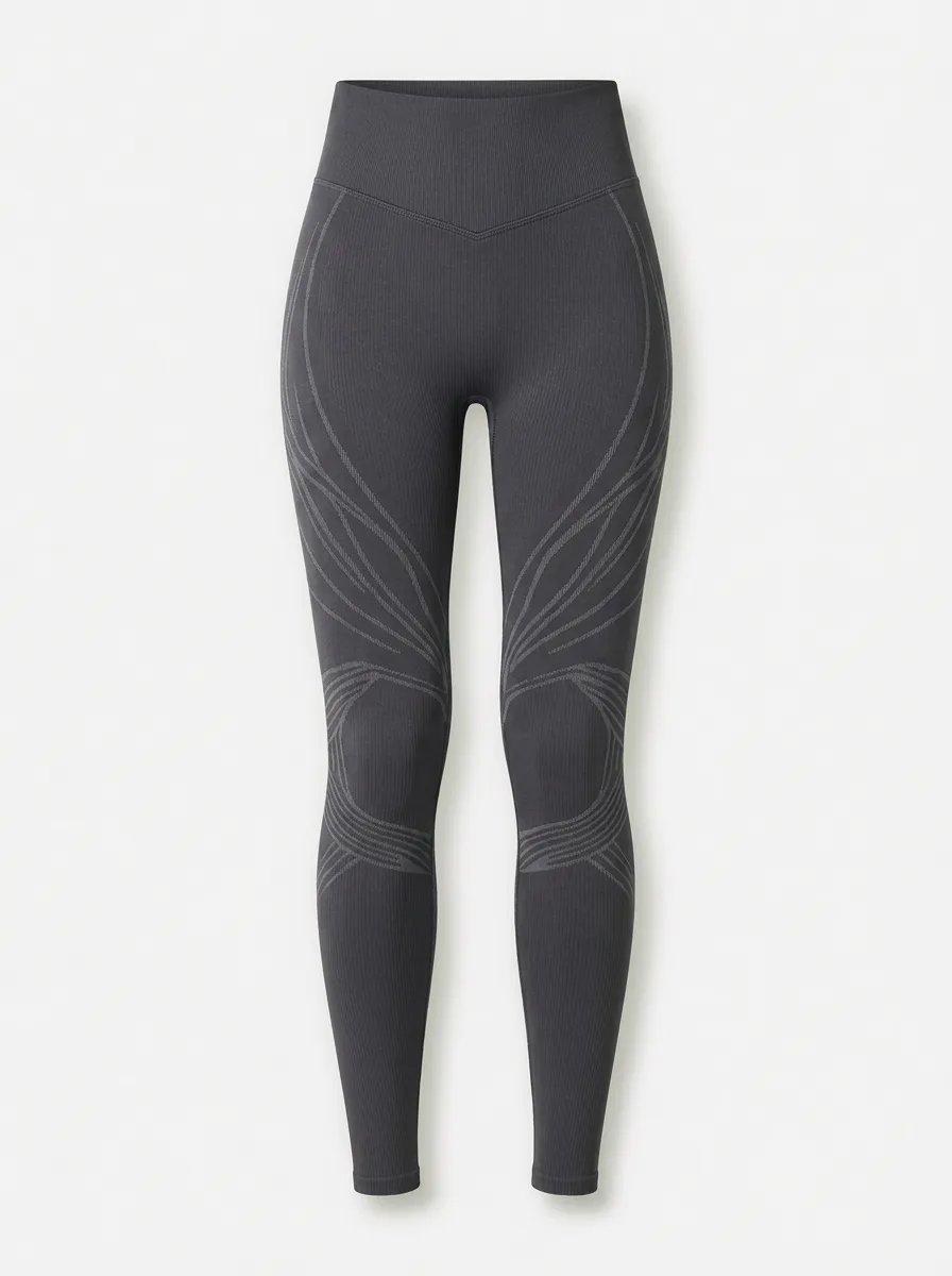 Women's Fitness Yoga Abstract Wing Printed Leggings